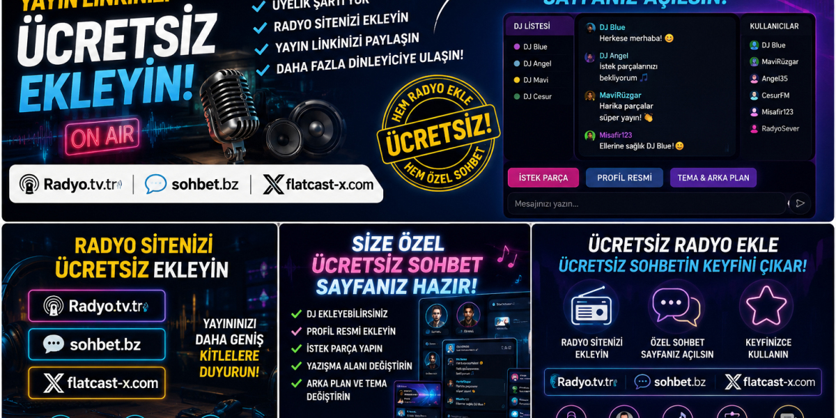 Siteni Tanıt Radyonu Ekle