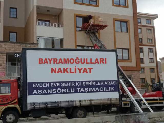 Bayramoğulları Akşehir Kiralık Asansörı evden eve nakliyat